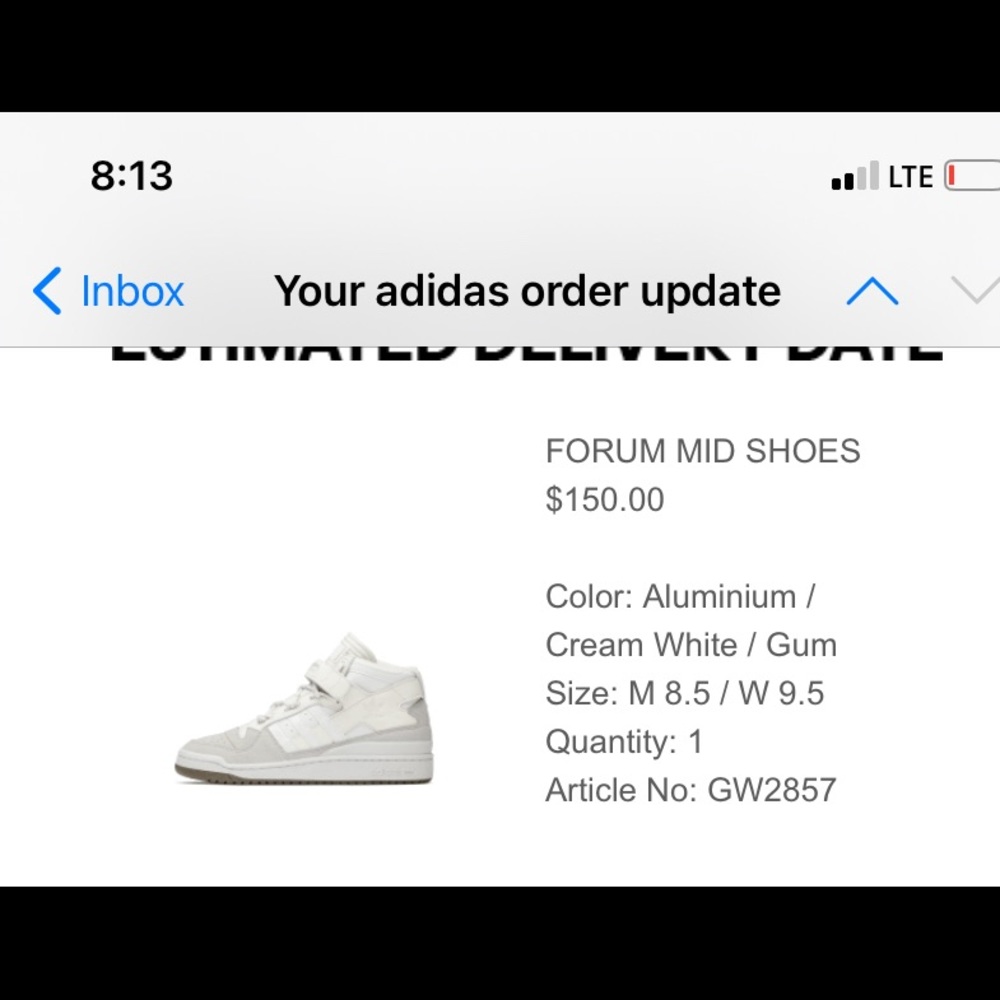 Adidas x Ivy park Forum Mid Shoes